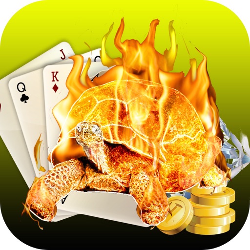 Turtle With Fire Slot iOS App