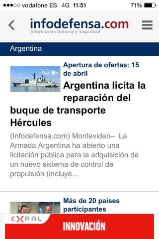 Infodefensa Latam screenshot 4