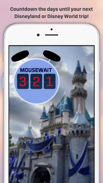 MouseWait Countdown for Disneyland and Disney World WDW