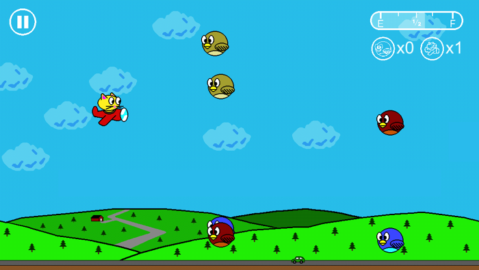 Kitty Launch – Smash Cannisters To Clear The Birdies From Your Path