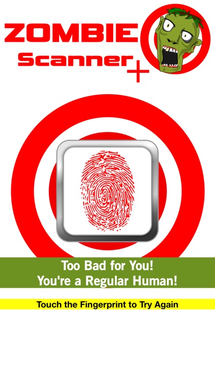 Zombie Scanner - Are You a Zombie? Fingerprint Touch Detector Test