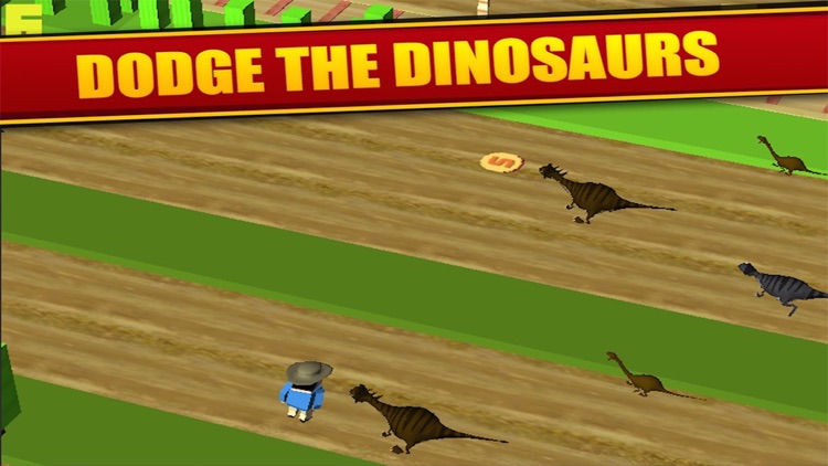 Jurassic Crossy - Dino Crossing Roads