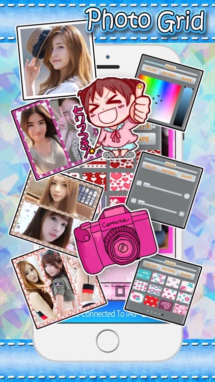 Fun Frame photo camera editor: Plus sticker,filters,effects,grid and border stitch screenshot-4