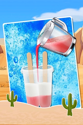 Hot Summer Popsicle - Kids Cooking & Decorate Game screenshot 3