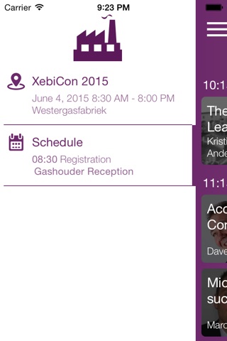 XebiCon Schedule screenshot 4