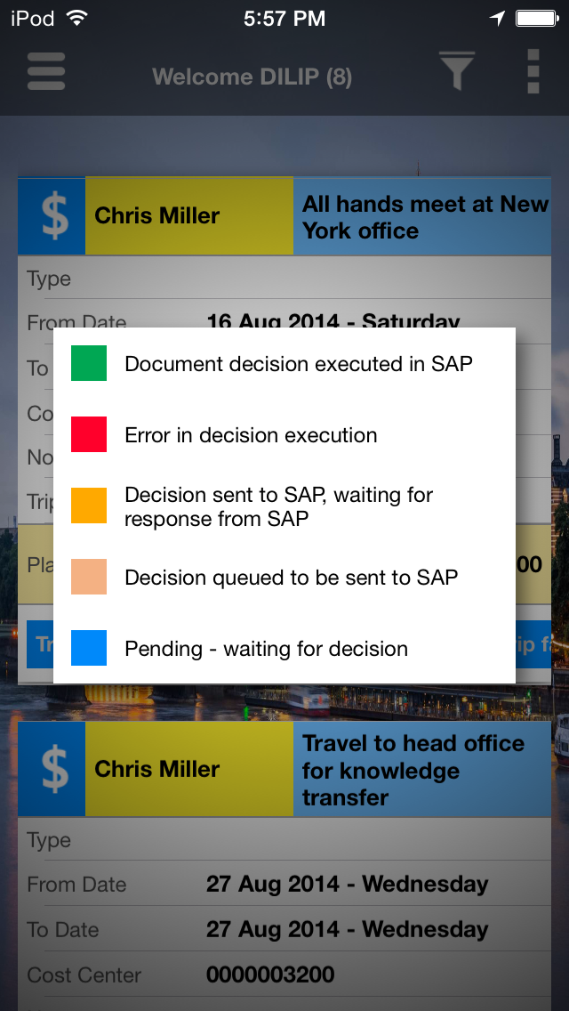 How to cancel & delete Unvired Workflow for SAP from iphone & ipad 4