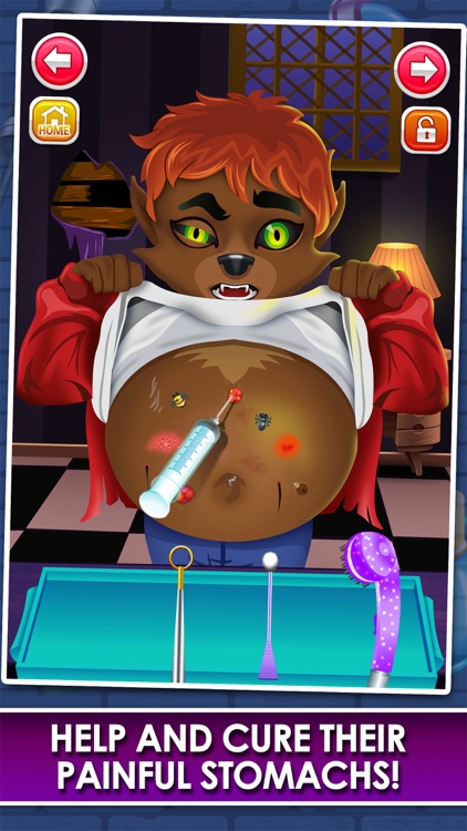 Stomach Injury Doctor Hospital - little surgery salon kids games for boys!