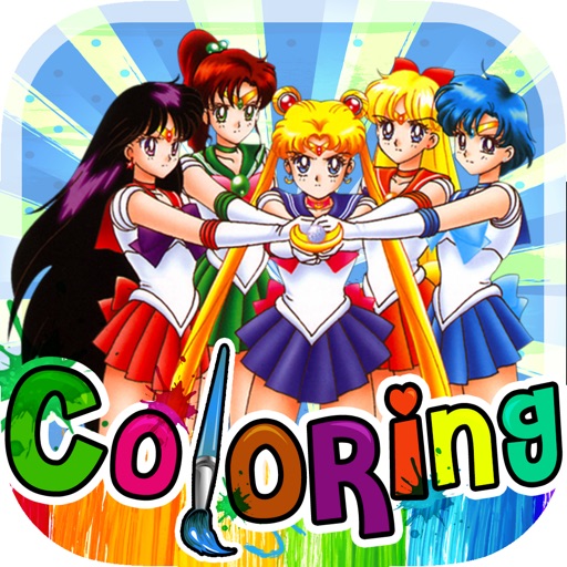 Coloring Anime & Manga Book Sailor Moon For Kids icon