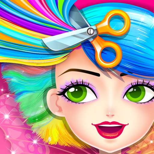 Hair Salon - Enchanted Fairy Girls Butterfly Makeover