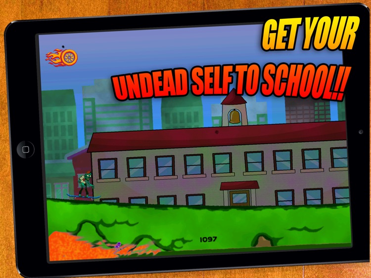 HD Zombie Skateboarder High School - Surviving The Fire - Single And Multiplayer! screenshot-4