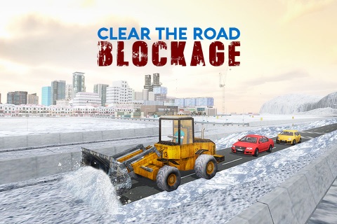 Winter Snow Plow Truck Simulator 3D – Real Excavator Crane Simulation Game screenshot 4