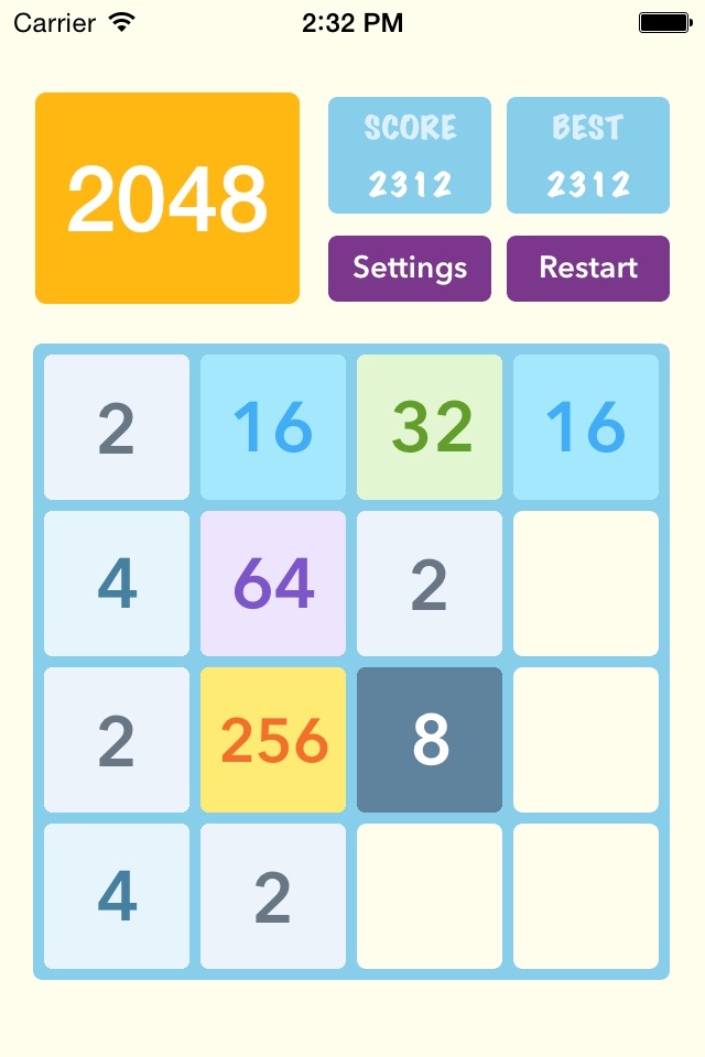 2048 Frenzy screenshot 2