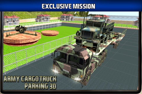 Army Cargo Trucks Parking 3D – Extended Military Tactical vehicles Driving Test screenshot 2