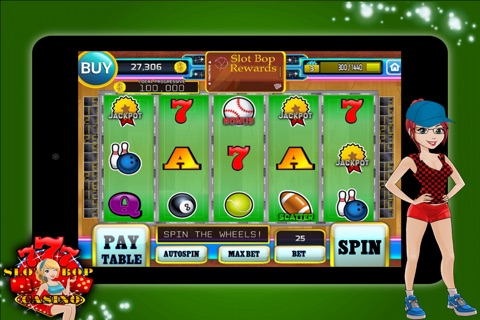 Slot Bop - Free Vegas Style HD Casino Slots Machines Hit Jackpot And Win Gold Coins screenshot 2