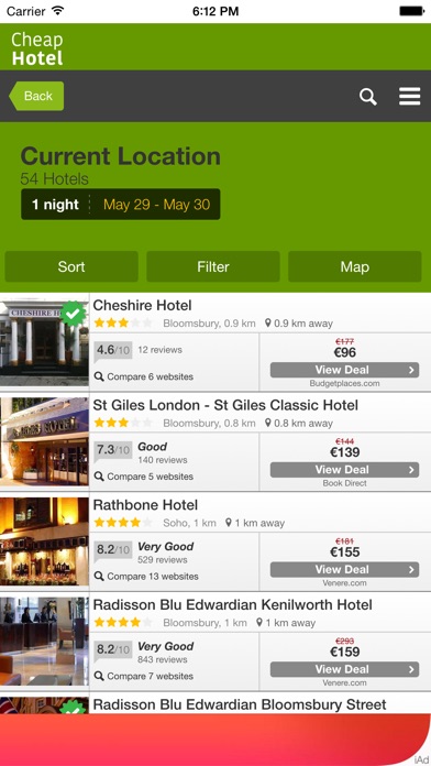 download Cheap Hotel for Tonight Near You - Only the most economical hotels at lower price apps 0