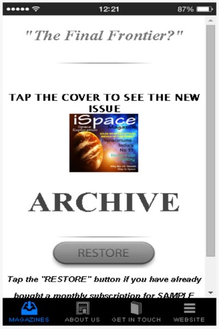 iSpace:Space Explorer Magazine screenshot 3