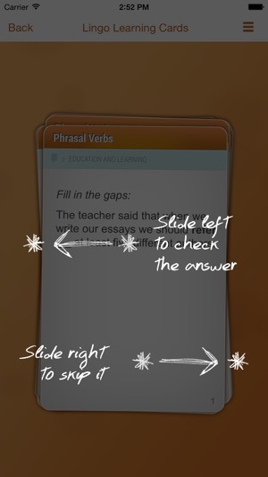 Learn English Phrasal Verbs Easily with Lingo Learning Memo (圖1)-速報App