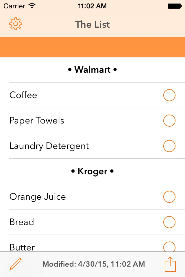 The List: Groceries Simplified screenshot 4