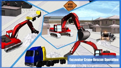 Snow Plow Excavator Sim 3D - Heavy Truck & Crane Rescue Operation for Road Cleaning 1.0 IOS -
