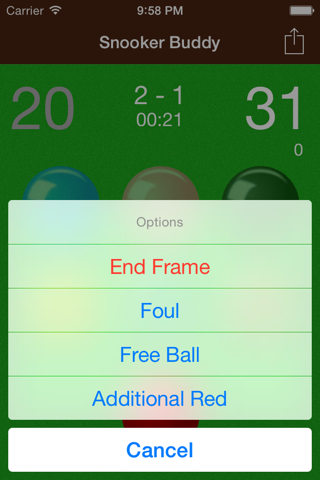 Snooker Buddy screenshot 2