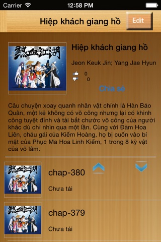 truyen tranh hiệp khách giang hồ screenshot 2