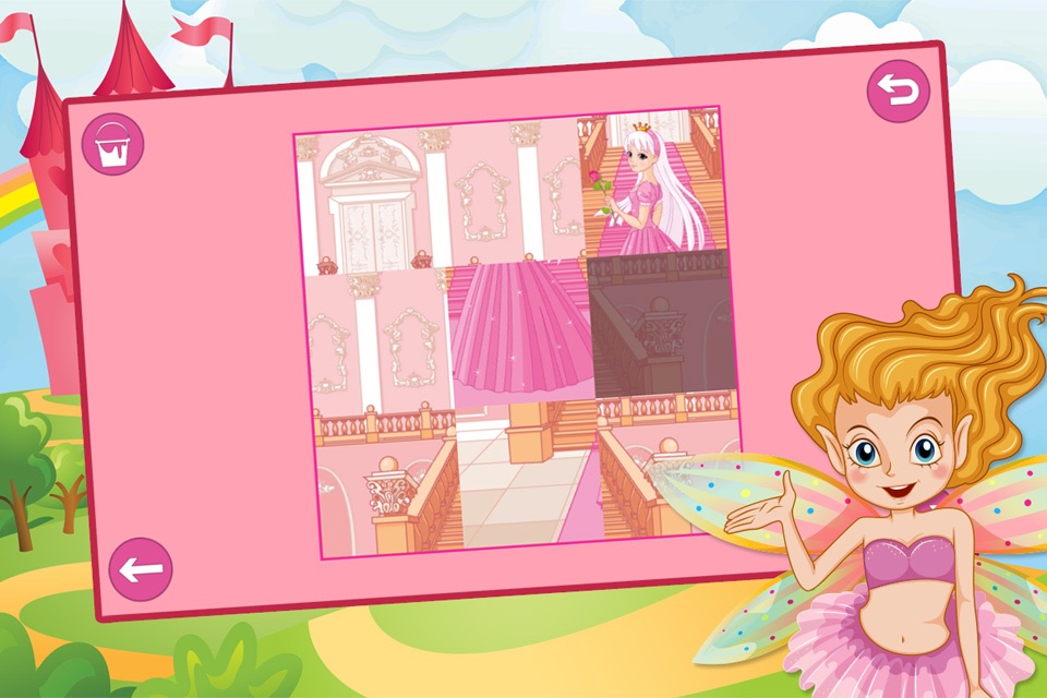 Kids Slide Puzzle Princess Free screenshot 3