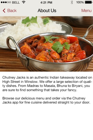 Chutney Jacks Indian Restaurant Winslow screenshot 4