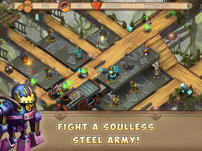 ‎Iron Heart: Steam Tower TD Screenshot