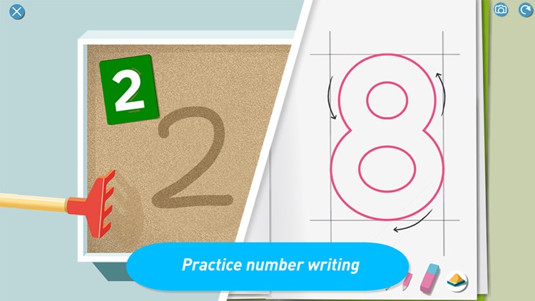 Montessori Numberland - Learn to count and trace numbers