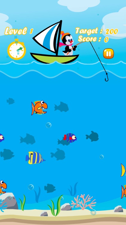 Penguin Fishing On Boat Free Game - Hook Of Fisher Evolution