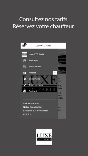 Luxe VTC Paris(圖2)-速報App