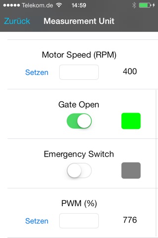 Flowtrol HMI screenshot 4