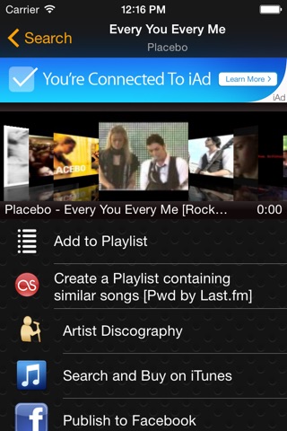 Musik Monkey Lite (Music Player for YouTube) screenshot 4