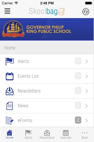 Governor Philip King Public School - Skoolbag screenshot 2