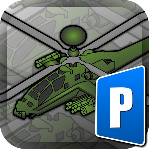 Black Hawk Apache Chopper - RC Control Helicopter Flight, Land, Parking Simulator iOS App