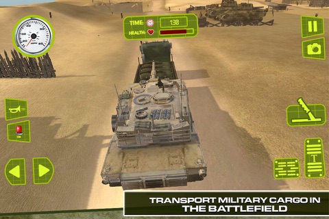 Army War Truck Transporter screenshot 3