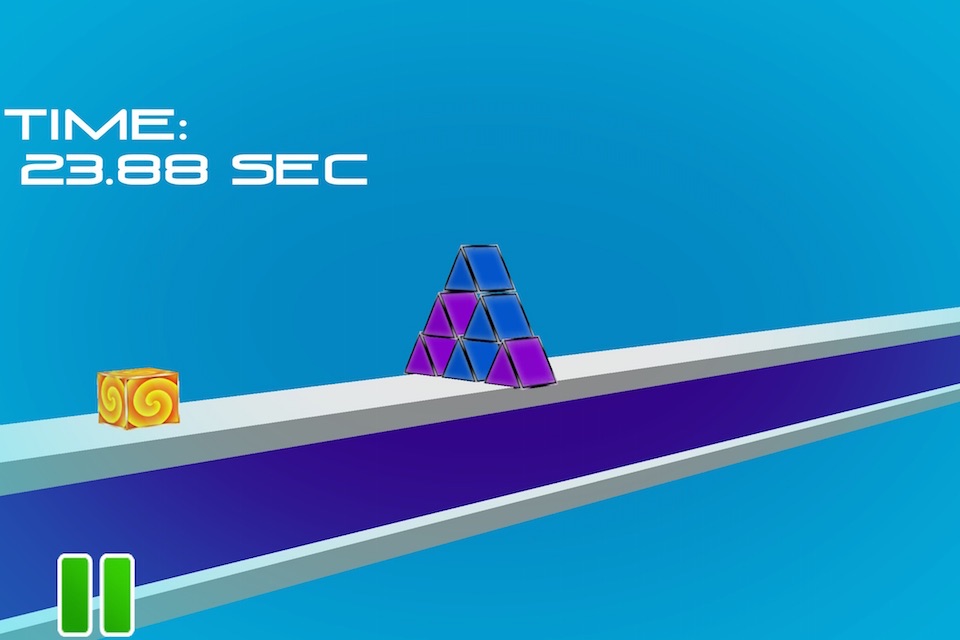 Tiny Cube Racing Rush 3D screenshot 2