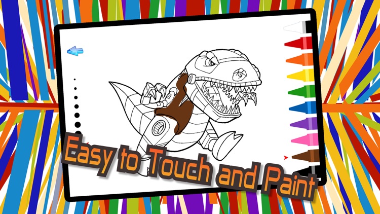 Download Dino Robot Coloring Book for Kids - Free Fun Painting Games by Noppharat Plianrung
