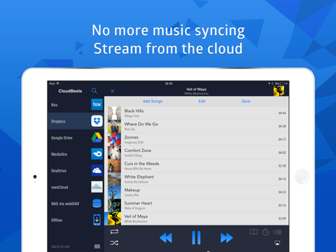 CloudBeats: Cloud Music Player screenshot 2