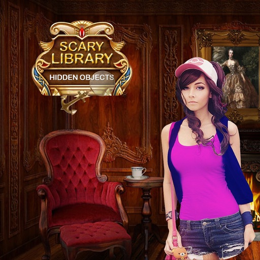 Scary Library Hidden Objects Game icon