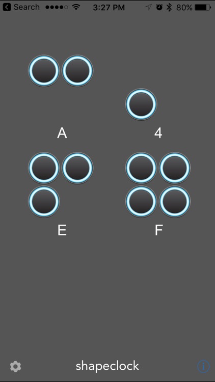 ShapeClock - binary clock