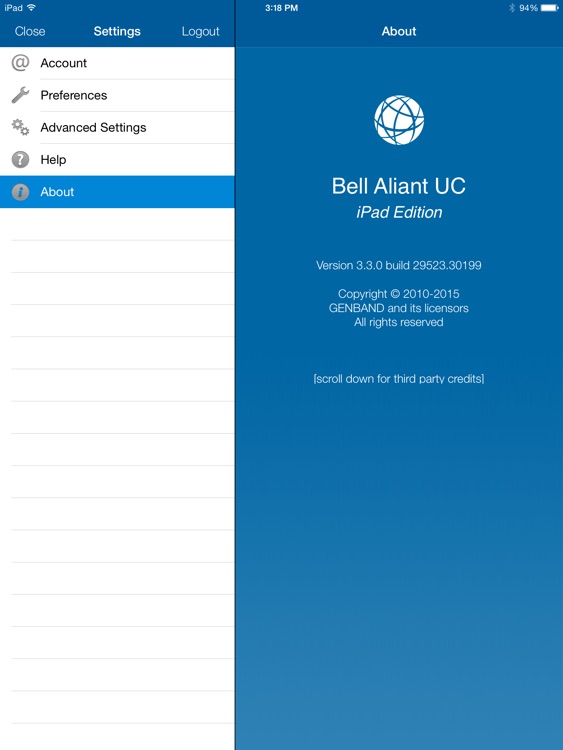 Bell Aliant Unified Communications for iPad screenshot-3