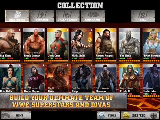 WWE IMMORTALS Android & IOS