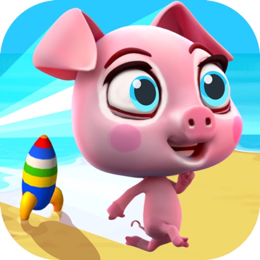 Happy Pig Move Icon