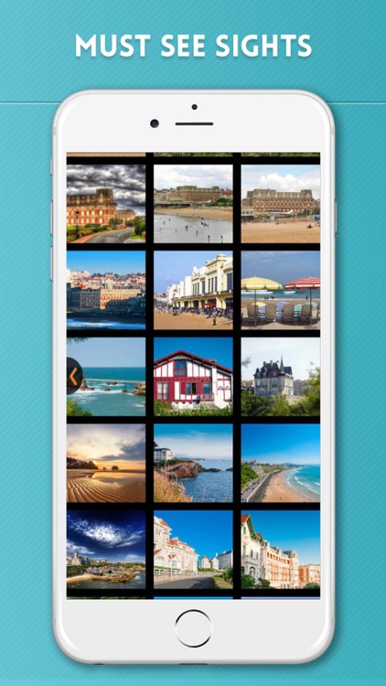 Biarritz Travel Guide with Offline City Street Map screenshot-3