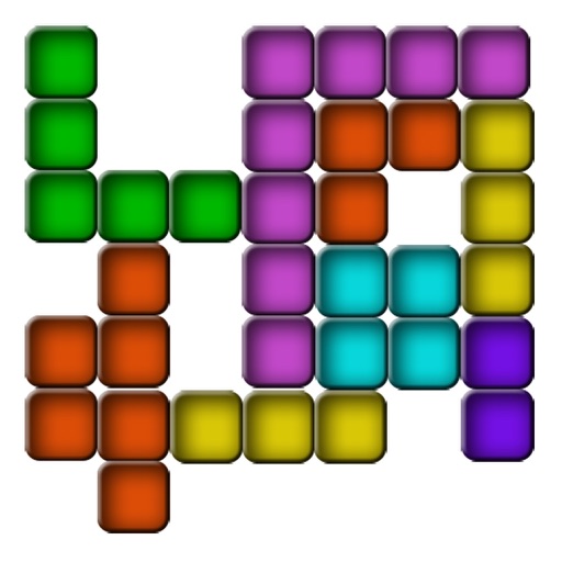Box fill-down casual puzzle game icon