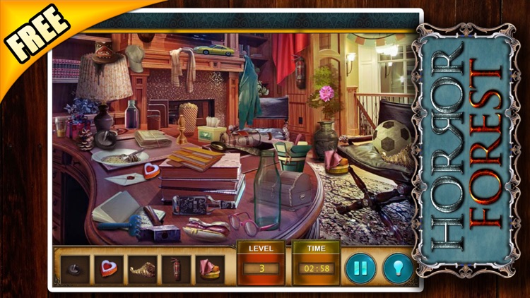 Horror Forest Free Search Find hidden Objects Game screenshot-3