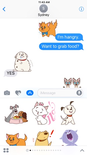 Disney Stickers: Cats and Dogs(圖1)-速報App