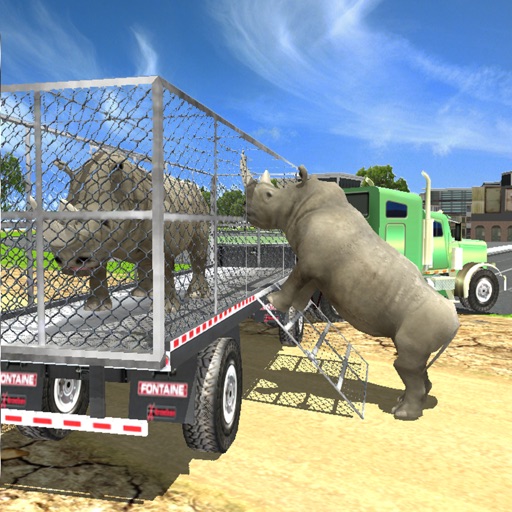 Wild Animal Rescue Service Truck Driver Simulator icon