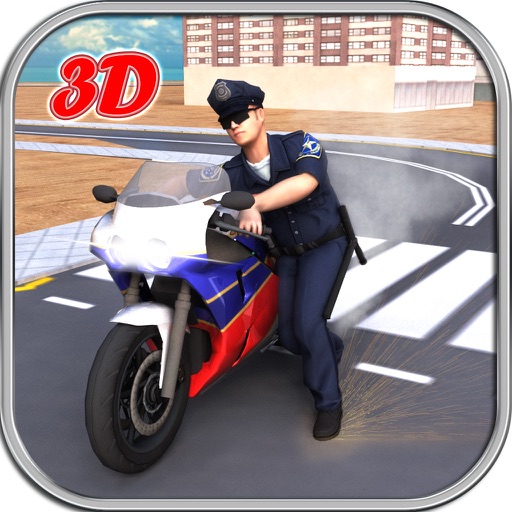 Police Bike 3D STUNT Simulator Icon